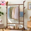 Clothes Hangers Simple Rack Multi Functional Thickening Floor Standing Pants Rack Home Bedroom Clothes Hanger Portable Coat Rack